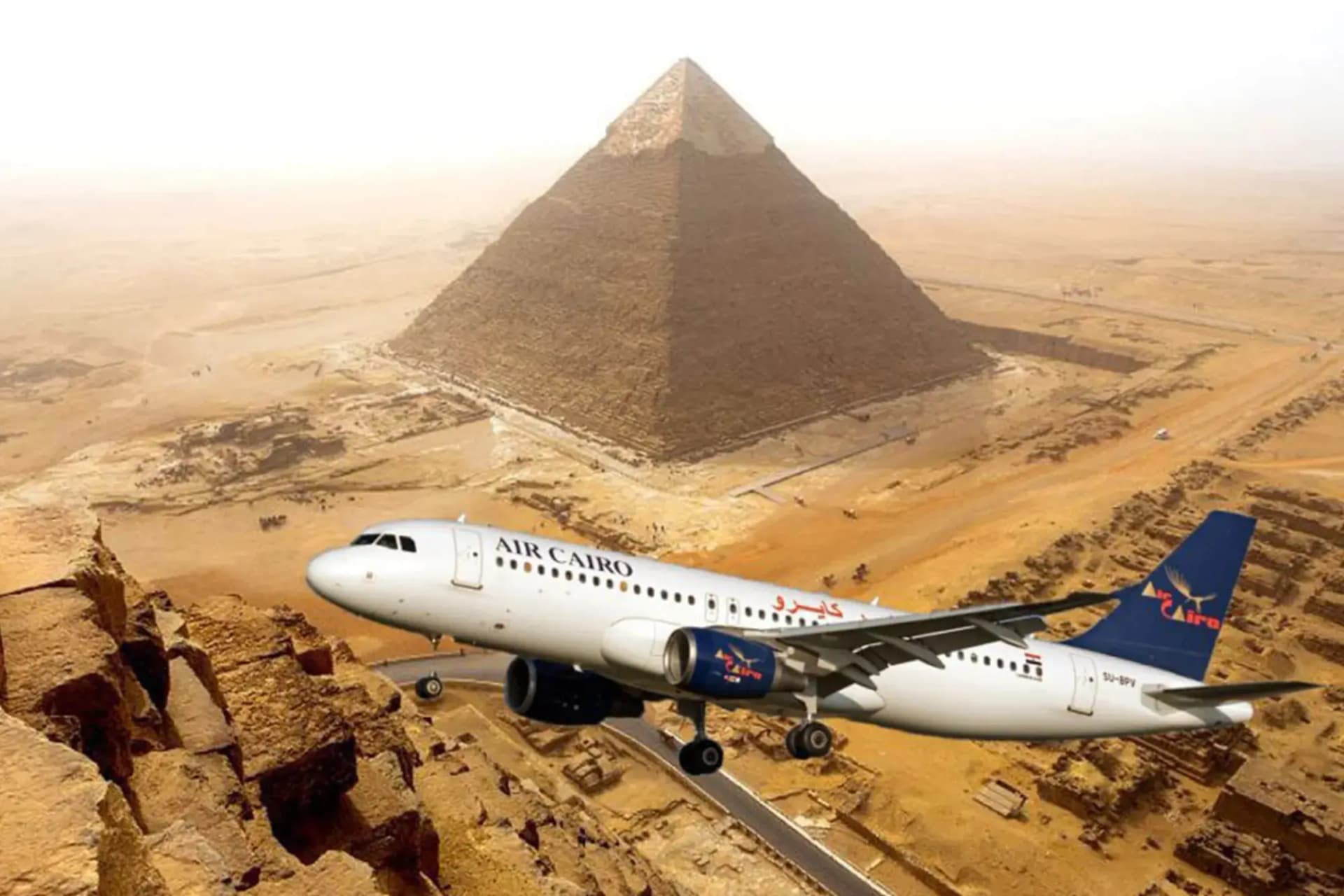 Cairo Day Trip by Plane | Pyramids & Museum